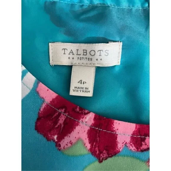 Talbots Sleeveless Swing Dress / SZ: 4P - Picture 4 of 4